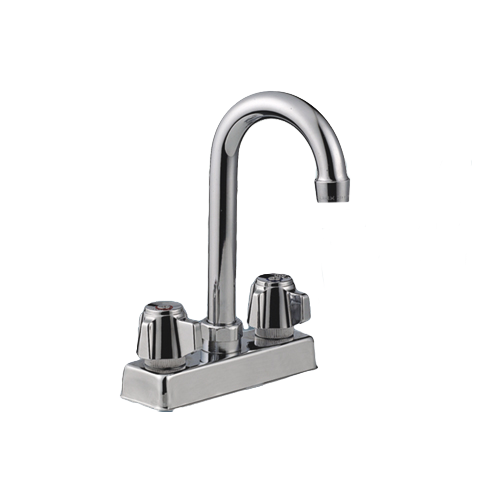 4 inches brass body lavatory faucet ,basin faucet, hot and cold mixer ,steel ,ABS cover、 zinc handles、steel spout、compression stem ,ceramic stem