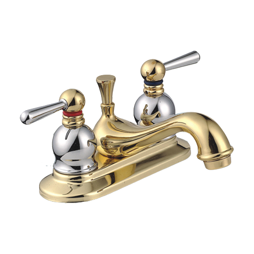 4 inches basin faucet chrome and gold YM-4064