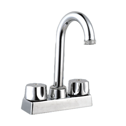 4 inches brass body lavatory faucet ,basin faucet, hot and cold mixer ,steel ,ABS cover、 zinc handles、steel spout、compression stem ,ceramic stem