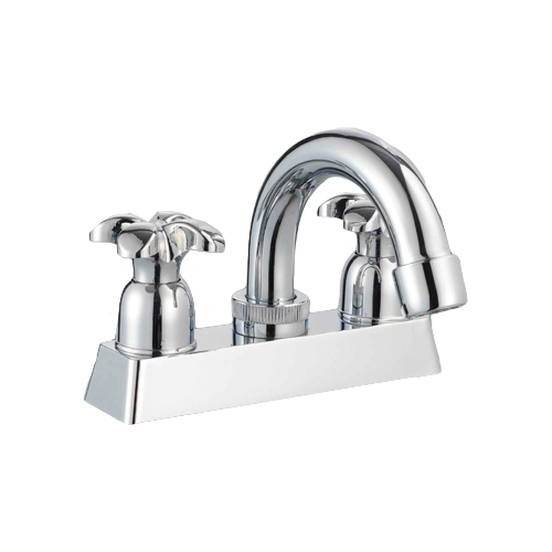 4 inches short steel spout  lavatory faucet ,basin faucet/ hot and cold mixer brass body、 zinc  handles、zinc, abs cover.  compression stem ,ceramic stem