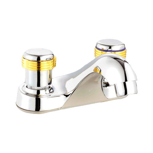 4 inches zinc  lavatory faucet /basin faucet hot and cold  mixer YM-4112