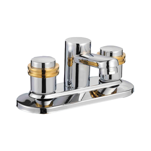4 inches zinc  lavatory faucet /basin faucet hot and cold  mixer YM-4128