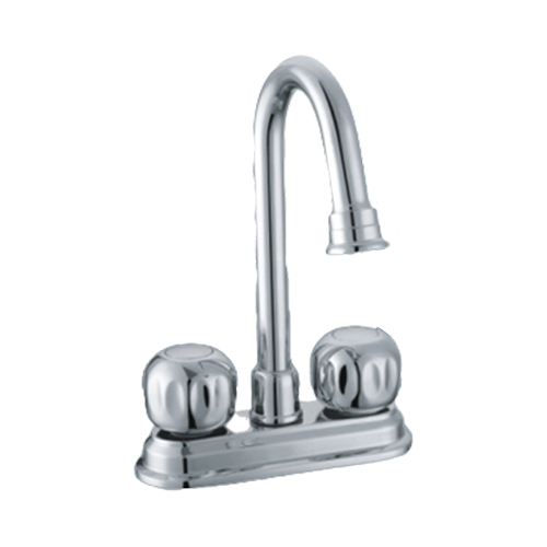 4 inches brass body lavatory faucet ,basin faucet, hot and cold mixer ,steel ,ABS cover、 zinc handles、steel spout、compression stem ,ceramic stem