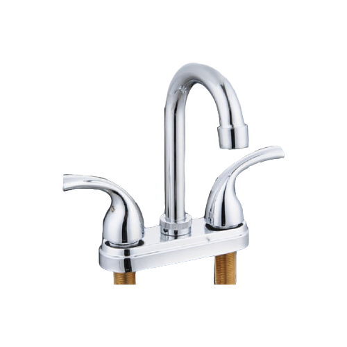 4 inches zinc body lavatory faucet ,basin faucet, hot and cold mixer steel ,ABS cover、 zinc lever  handles、 steel spout,ceramic stem  